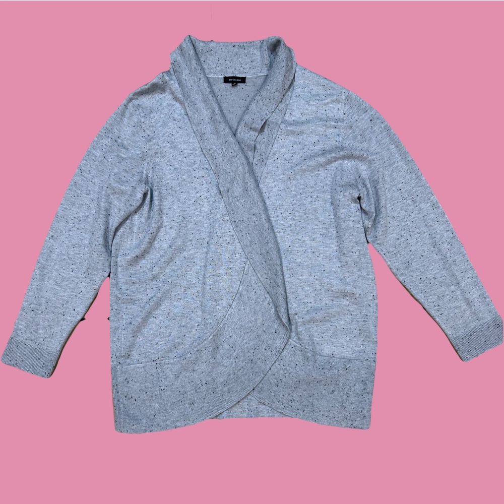 Women’s gray cardigan